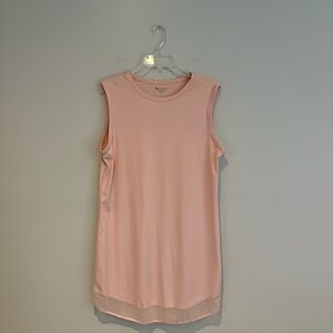 Athleta Light Pink Athletic Sleeveless Tank Dress